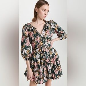 Velvet by Graham & Spencer “Keelin” minidress in daffodil cotton voile, size xs